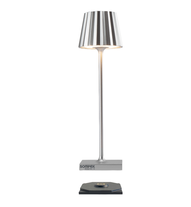 LED Lampe Troll silber